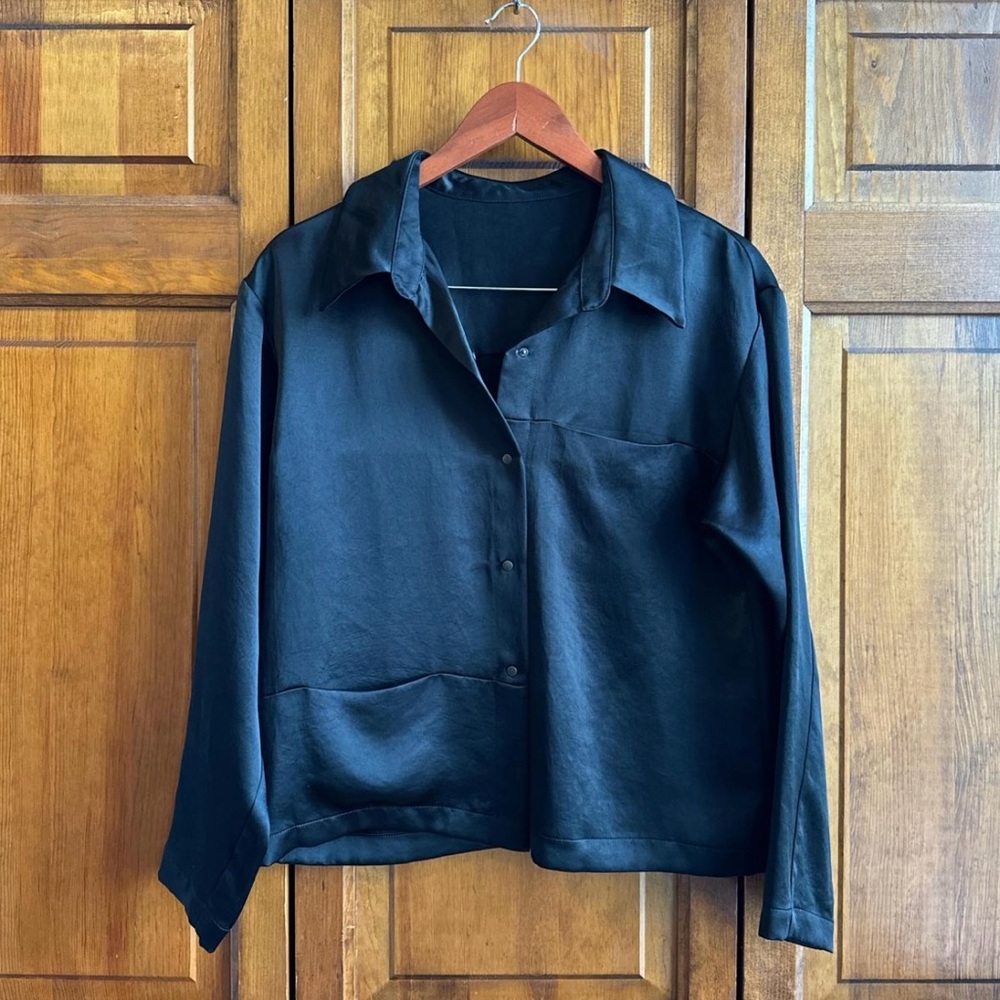 Babette Black Button Down Shirt